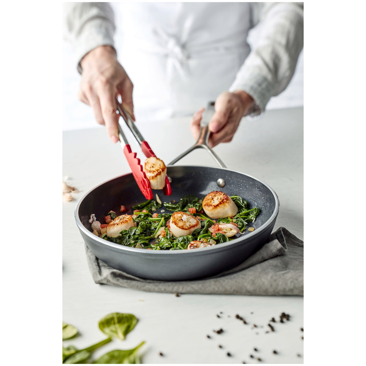 Demeyere Alu Pro 5 8-inch, Aluminum, Non-stick, Fry Pan With Ceramic Coating