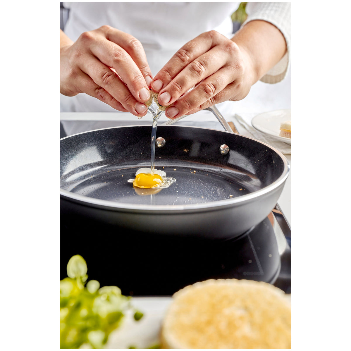 Demeyere Alu Pro 5 8-inch, Aluminum, Non-stick, Fry Pan With Ceramic Coating