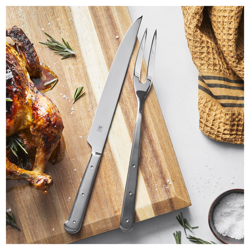 ZWILLING Porterhouse Carving Fork and Knife Set