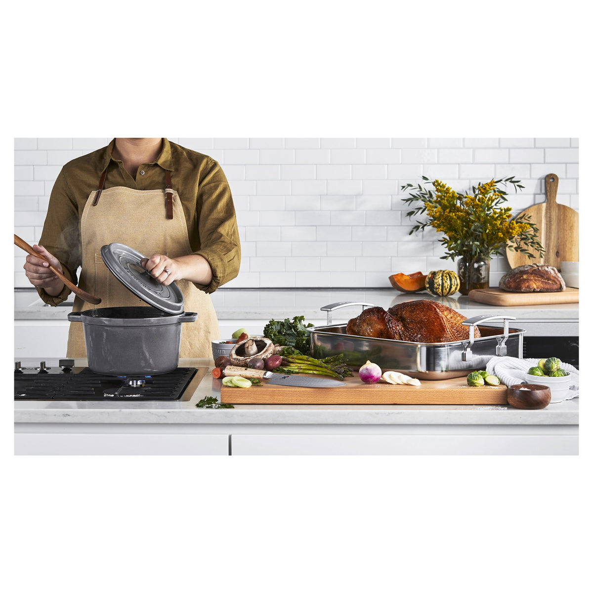 ZWILLING Cutting Boards 21-inch x 16-inch Cutting Board, Beechwood