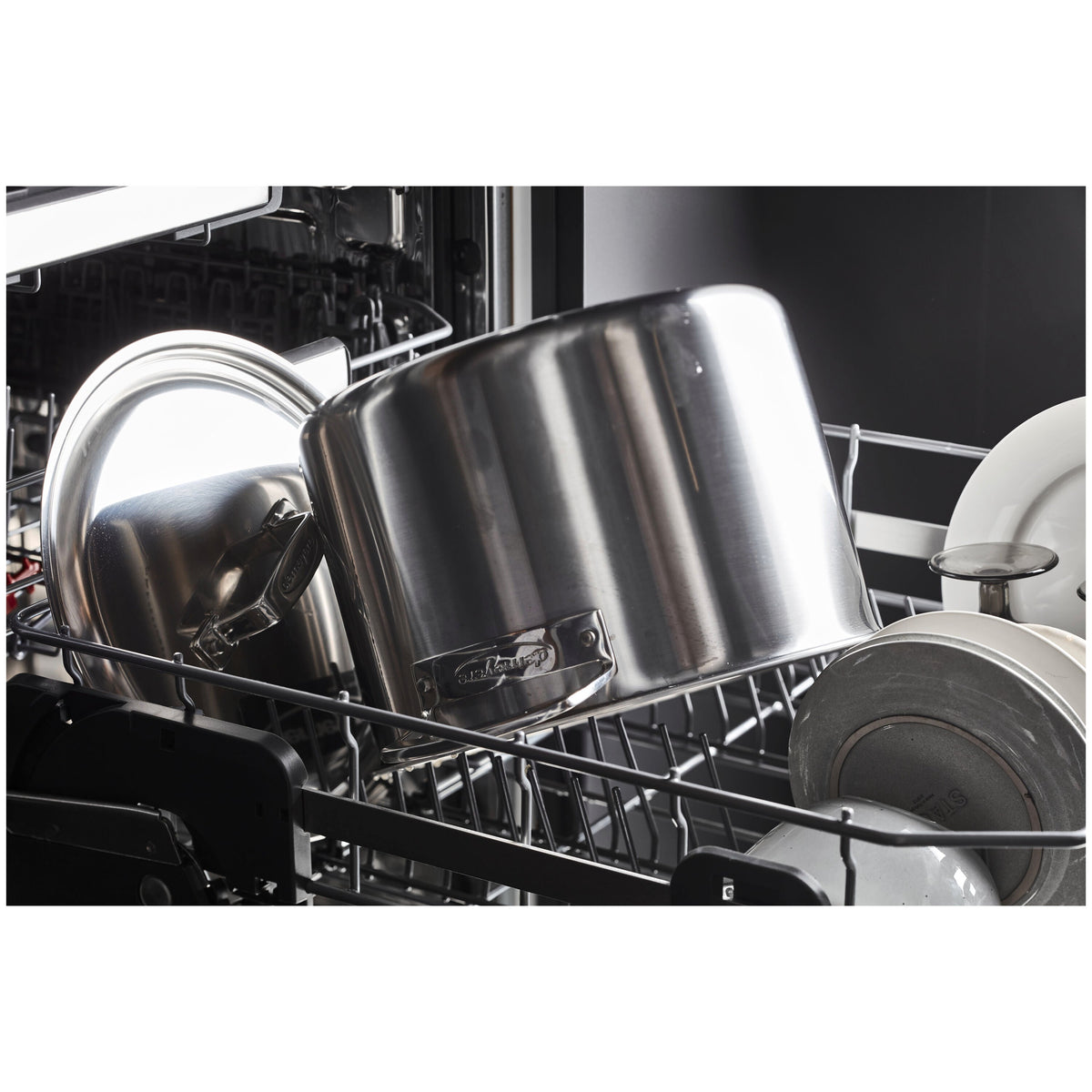 Demeyere Essential 5 8 qt Stock Pot, 18/10 Stainless Steel