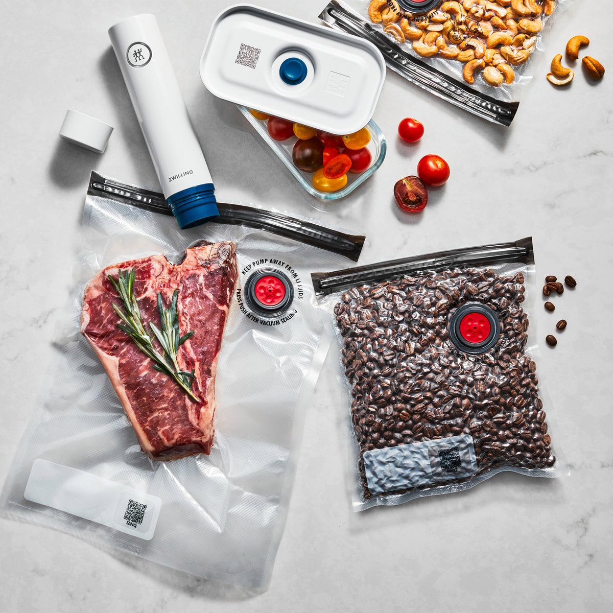 ZWILLING Fresh & Save Glass Vacuum Starter Set