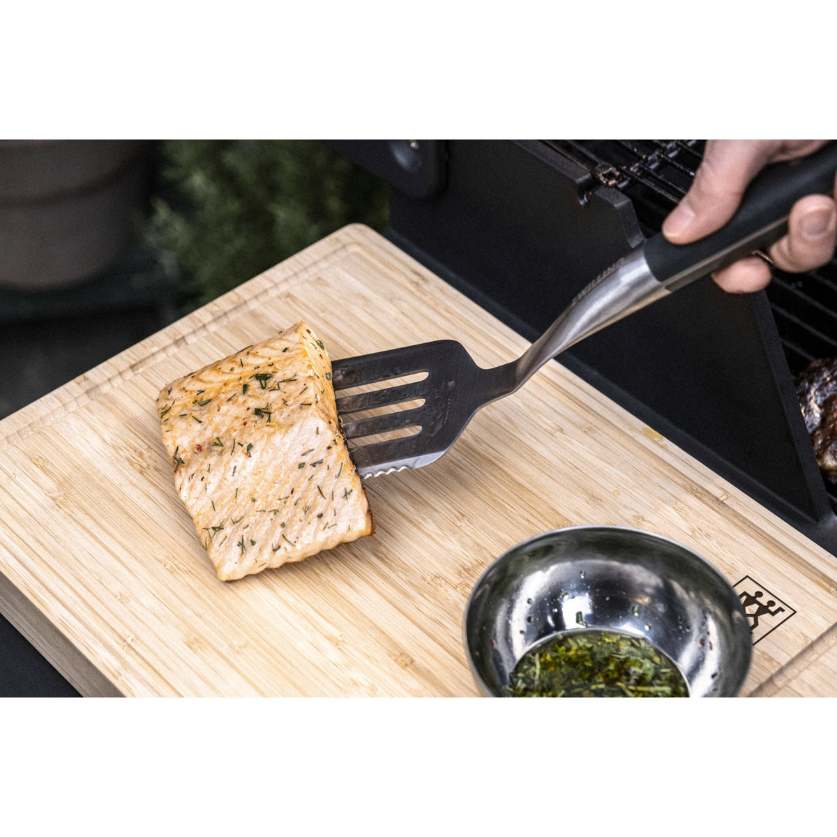 ZWILLING BBQ+ 17-inch Grill Spatula, Stainless Steel