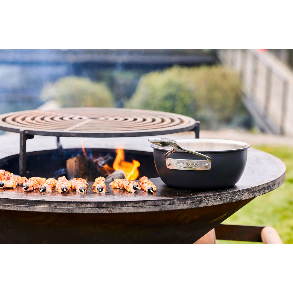 Demeyere Black 5 2 qt Sauteuse, 18/10 Stainless Steel