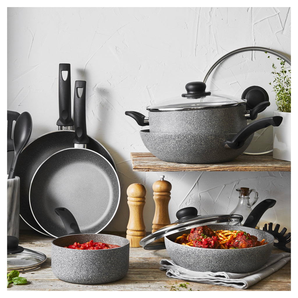 BALLARINI Asti 10-pc, Aluminum, Pots And Pans Set