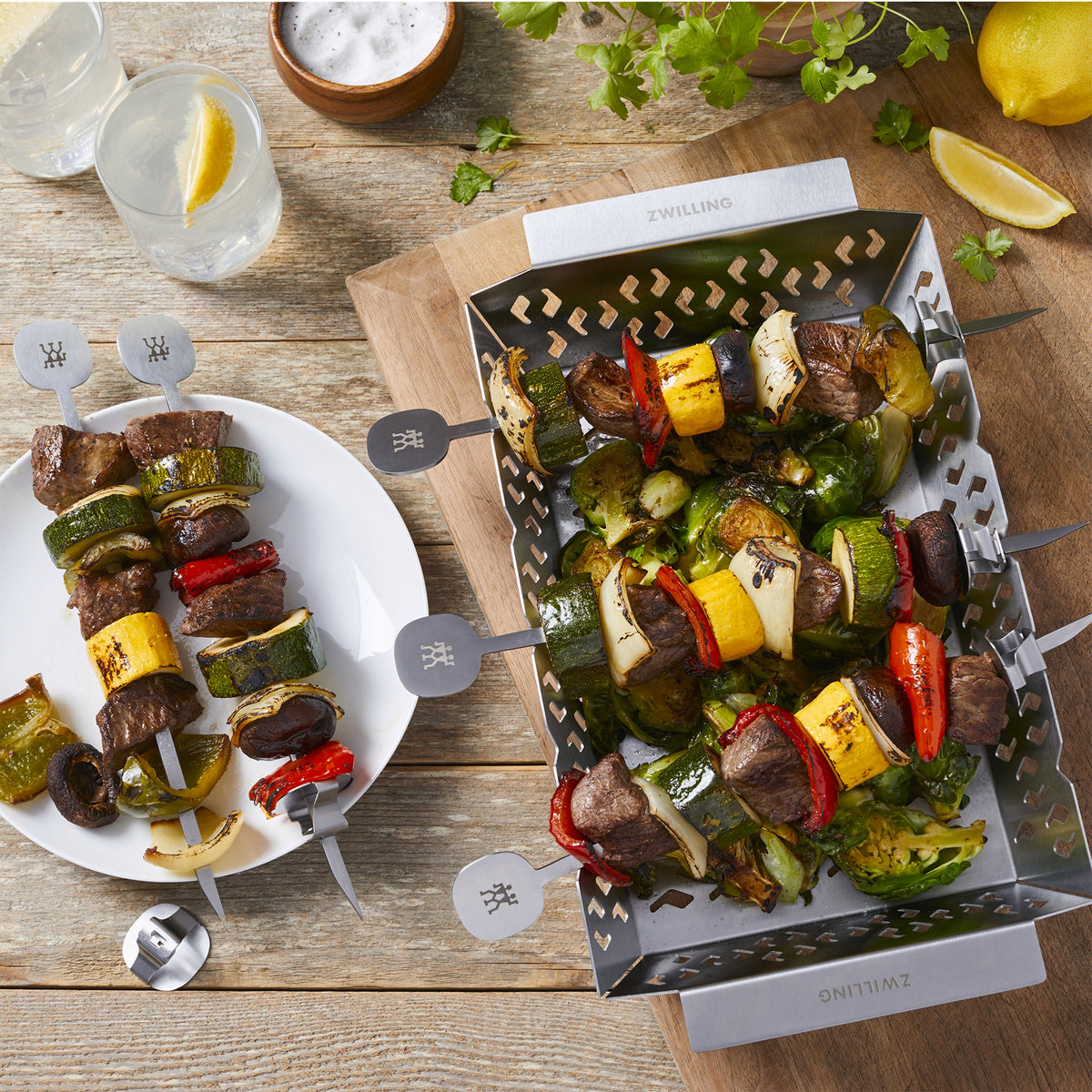 ZWILLING BBQ+ 6-pc Kabob Set, Stainless Steel