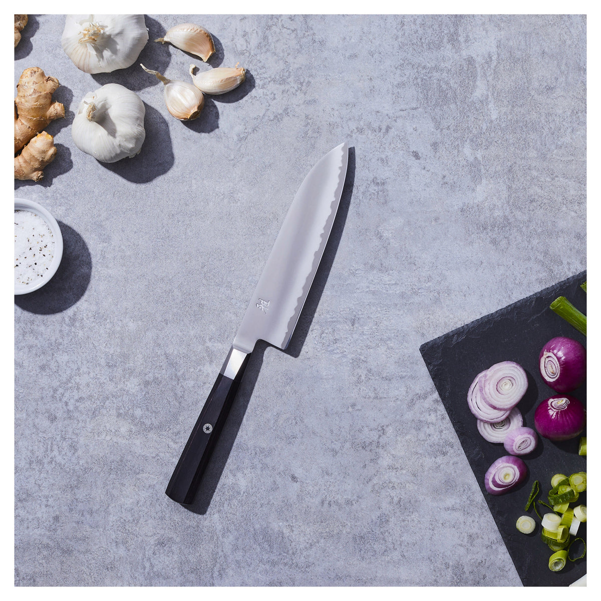 MIYABI KOH 4000FC 6-inch, Fine Edge Santoku