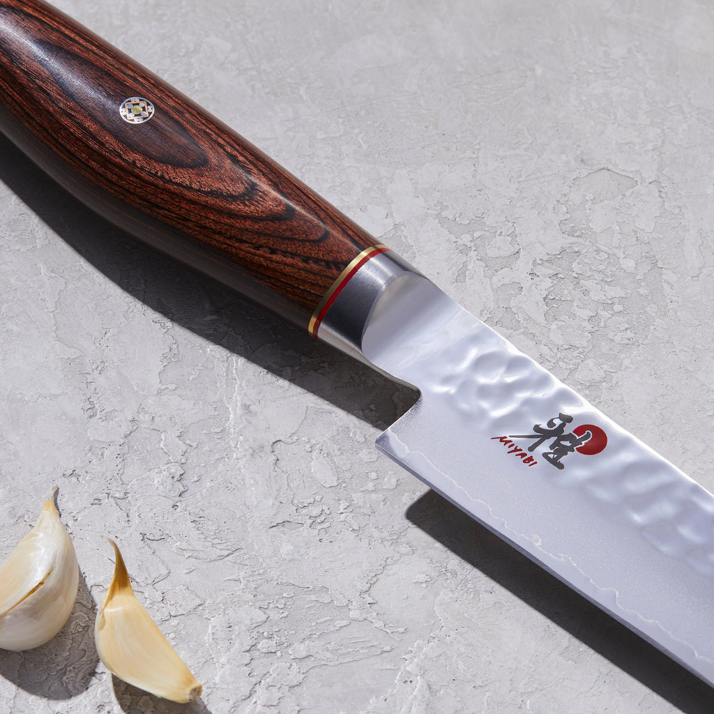 MIYABI ARTISAN 6000MCT 9.5-inch Pakka Wood Slicing/Carving Knife