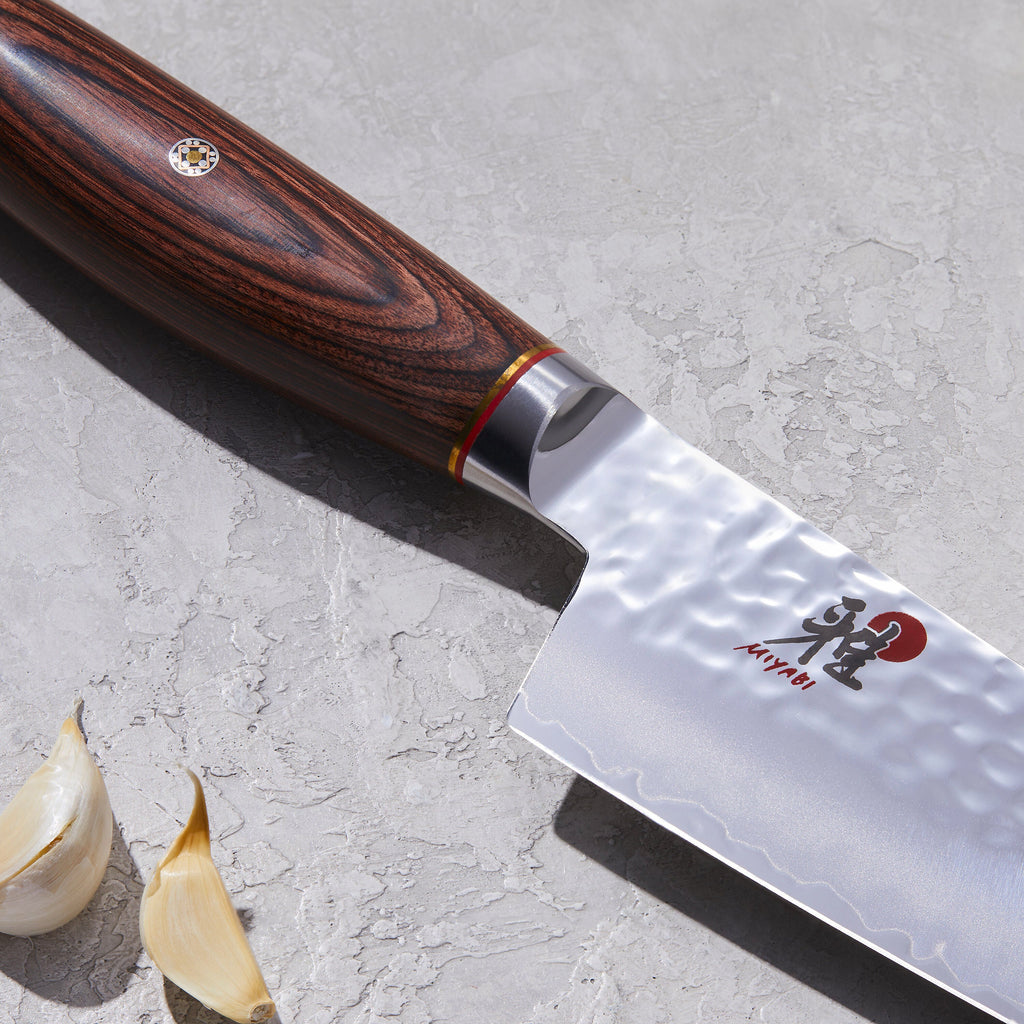 MIYABI Artisan 7-inch Rocking Santoku, Fine Edge