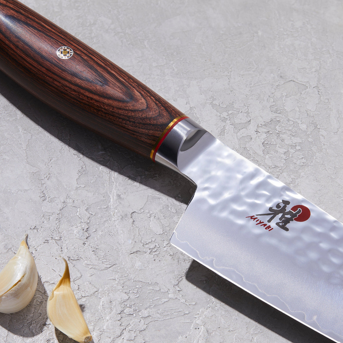 MIYABI Artisan 7-inch Rocking Santoku, Fine Edge