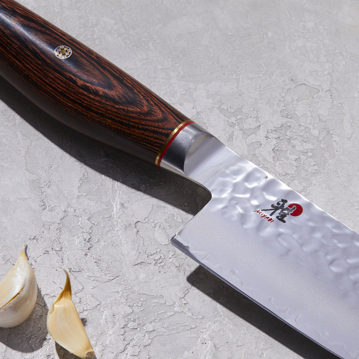MIYABI Artisan 7-inch, Fine Edge Santoku Knife