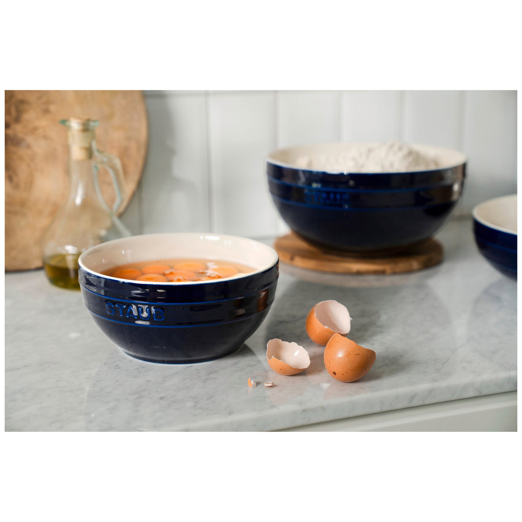 Staub Stoneware 2-pc, Large Mixing Bowl Set