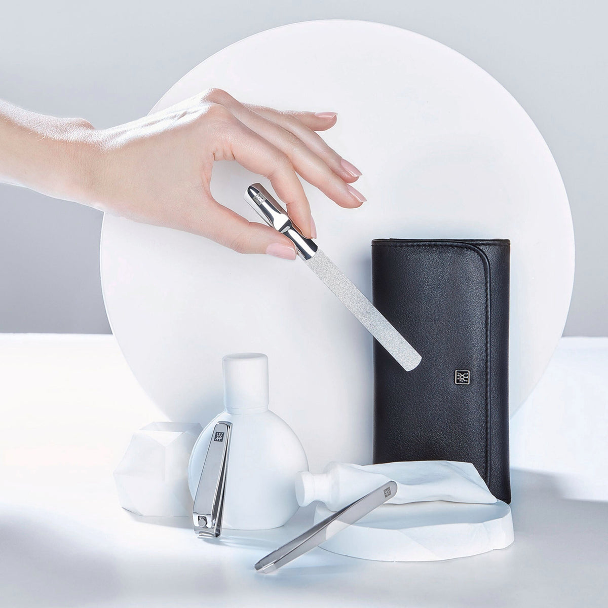 ZWILLING CLASSIC 5-pc, Leather Manicure Pedicure Set With Nail Scissors
