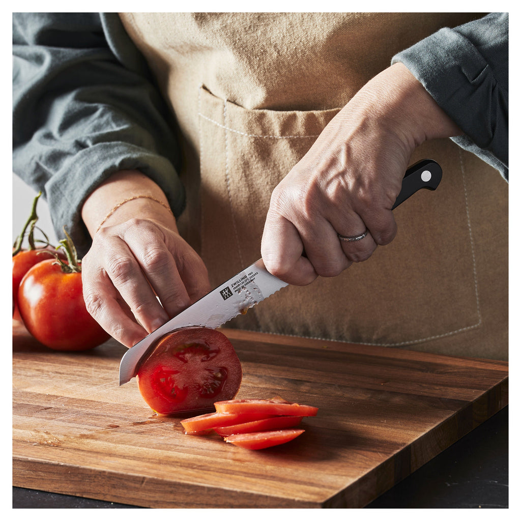 ZWILLING Pro 5-inch Utility Knife, Serrated Edge