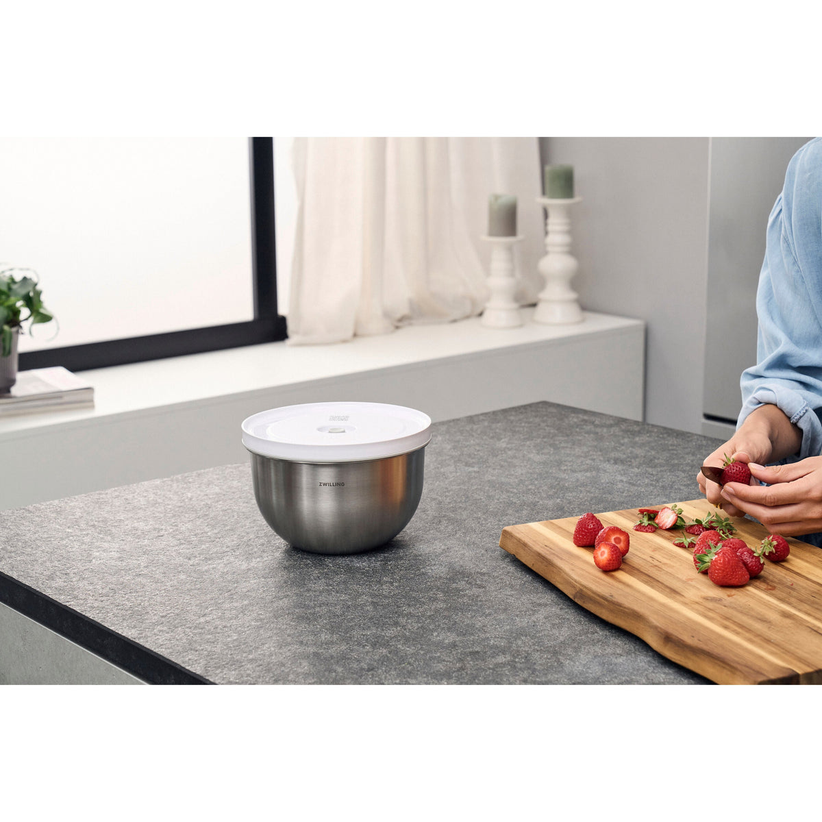 ZWILLING Fresh & Save BOWLS Vacuum bowl L / 24 cm, stainless steel