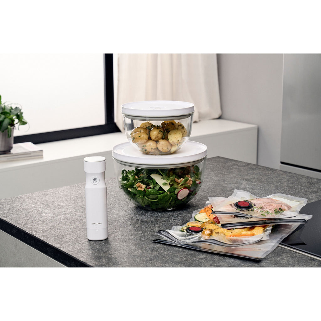 ZWILLING Fresh & Save BOWLS glass / M/L Vacuum Starter Set, 9-pc