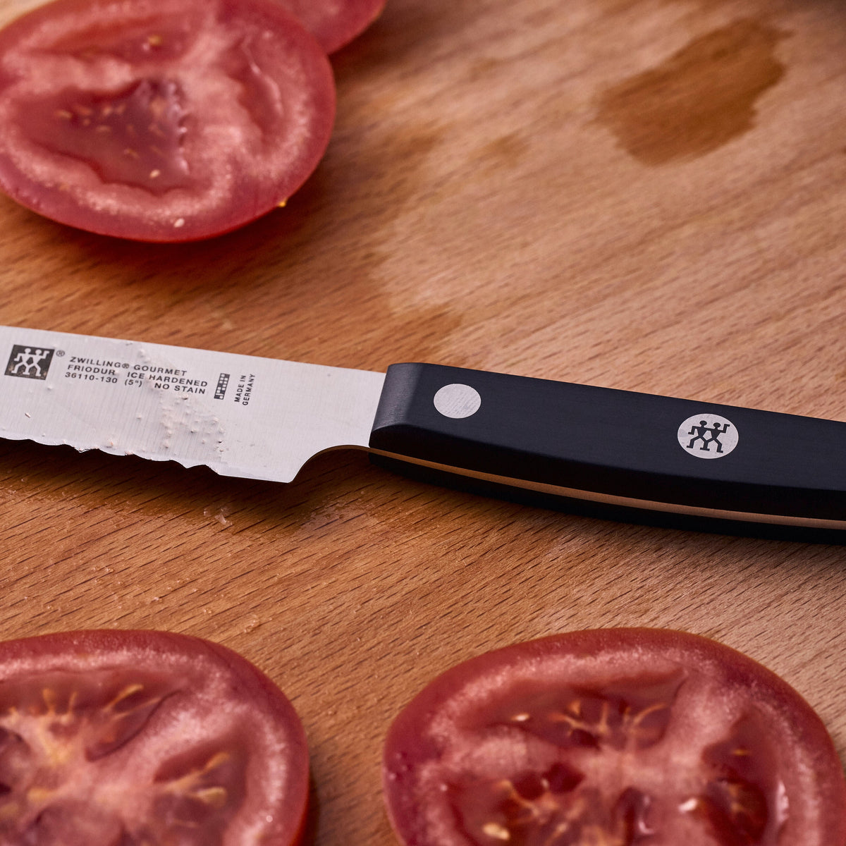 ZWILLING Gourmet 5-inch Utility Knife, Serrated Edge - Factory Second