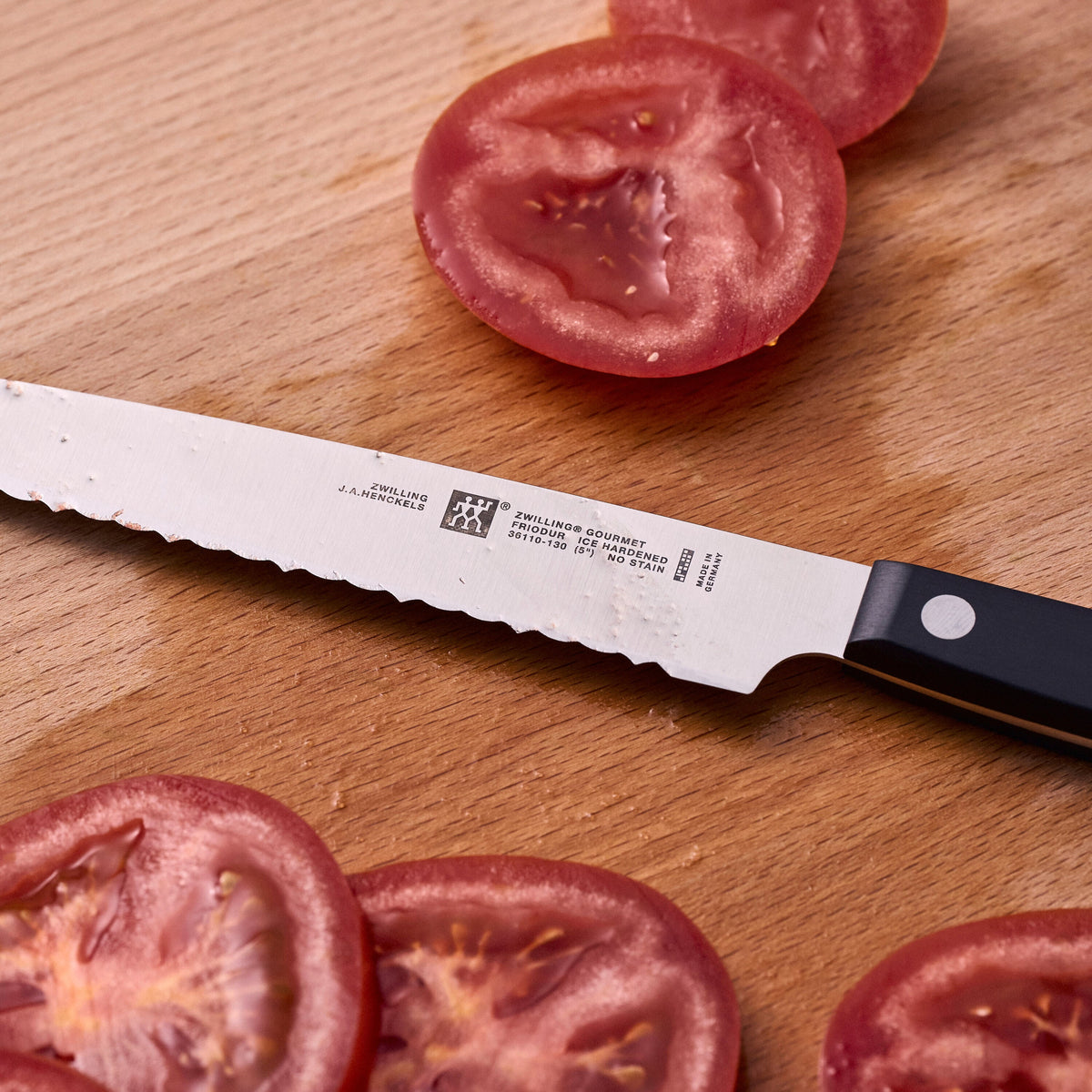 ZWILLING Gourmet 5-inch Utility Knife, Serrated Edge - Factory Second