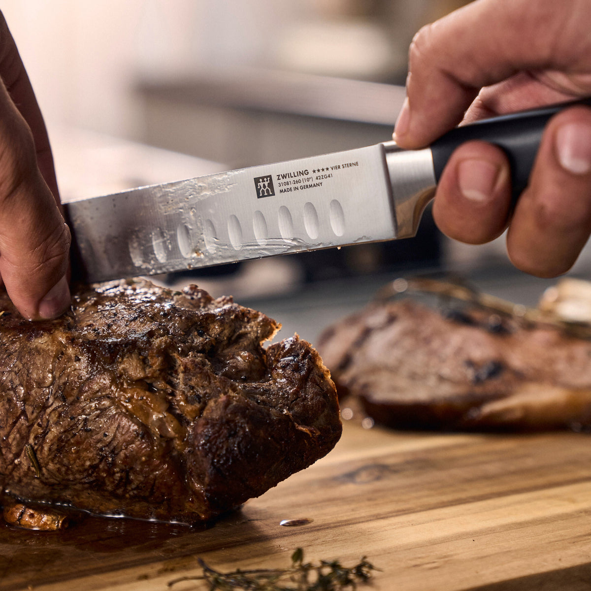 ZWILLING Four Star Hollow Edge Slicing Knife