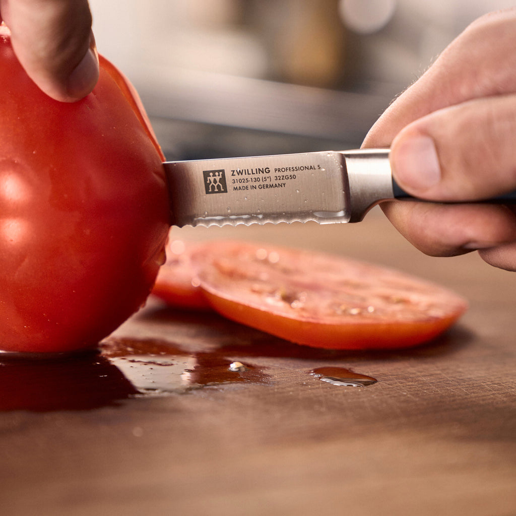 ZWILLING Professional S 5-inch Utility Knife, Serrated Edge