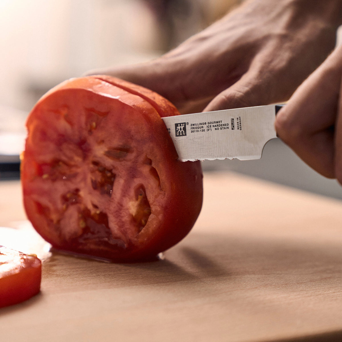 ZWILLING Gourmet 5-inch Z15.1 Utility Knife, Serrated Edge