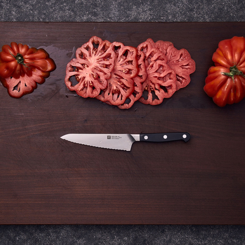 ZWILLING Pro 5.5-inch Prep Knife, Inverted Serrated Edge