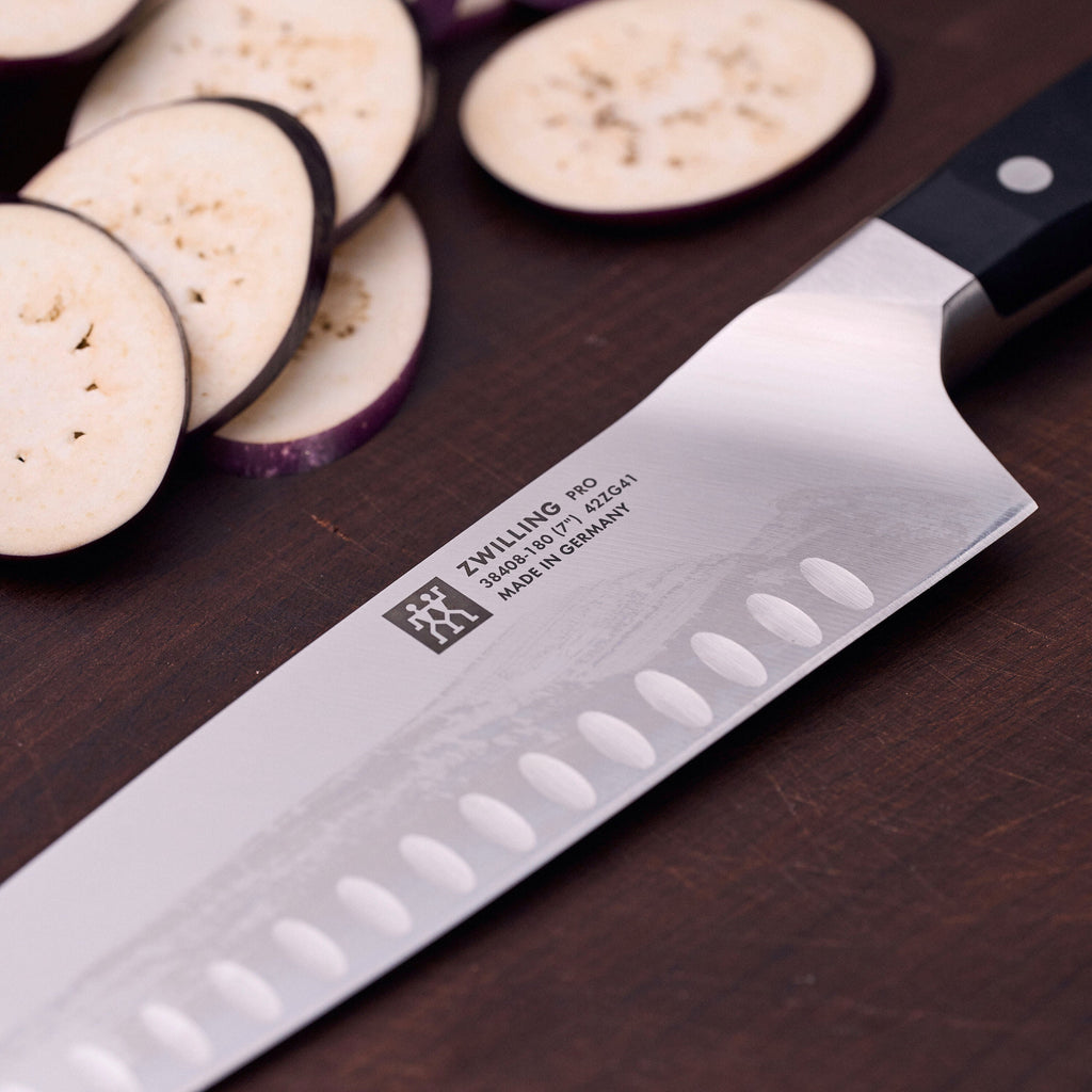 ZWILLING Pro 7-inch, Hollow Edge Santoku Knife