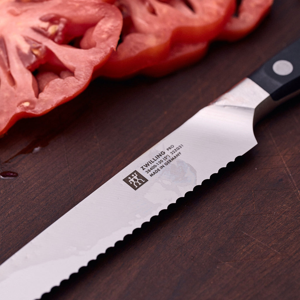ZWILLING Pro 5-inch Utility Knife, Serrated Edge