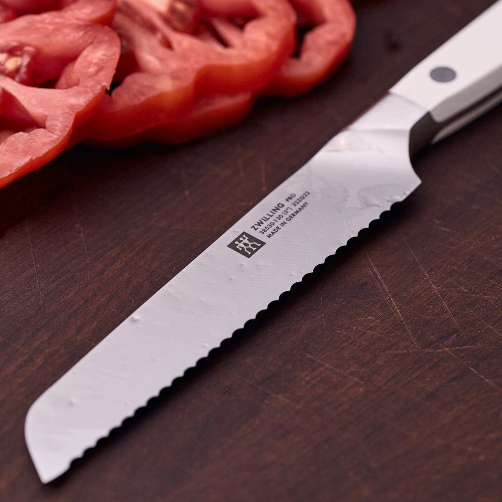 ZWILLING Pro le blanc 5-inch Utility Knife, Serrated Edge