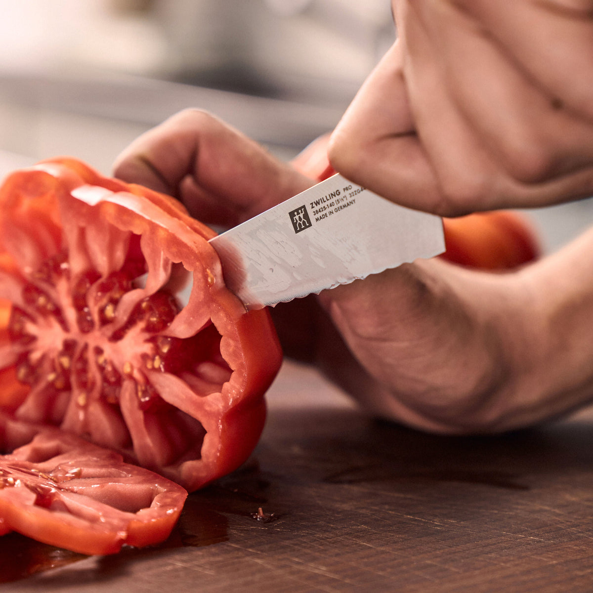 ZWILLING Pro 5.5-inch Prep Knife, Inverted Serrated Edge