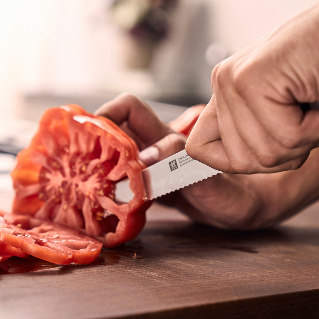 ZWILLING Pro le blanc 5-inch Utility Knife, Serrated Edge
