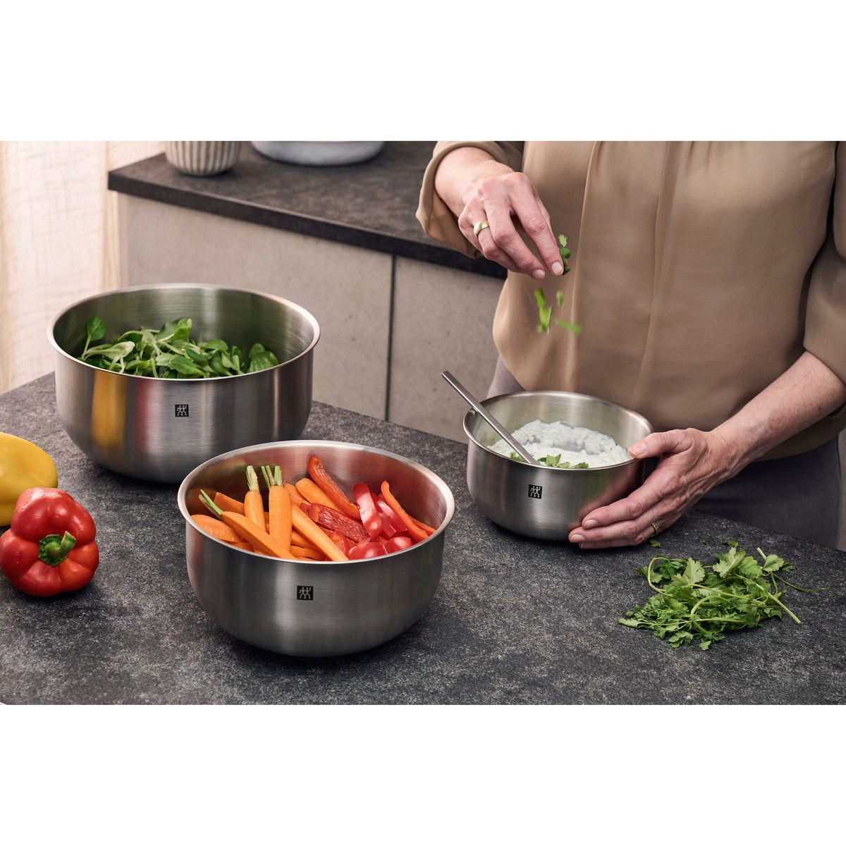 ZWILLING Prep 6-pc, Bowl and Strainer Set