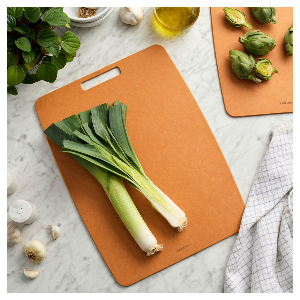 ZWILLING 8-inch x 6-inch Plant Fiber Cutting Board, Fiber Wood