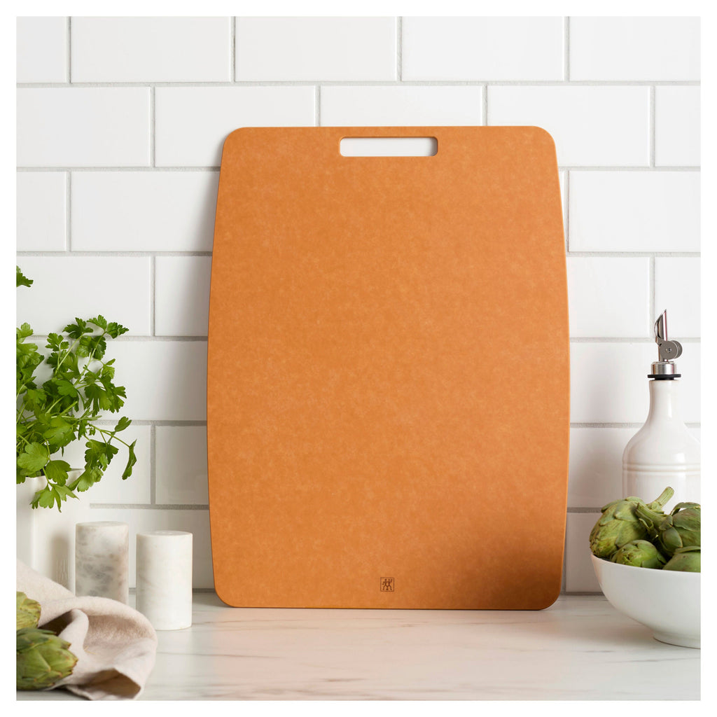 ZWILLING 8-inch x 6-inch Plant Fiber Cutting Board, Fiber Wood