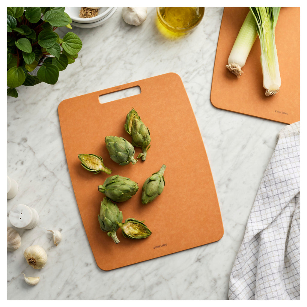 ZWILLING 8-inch x 6-inch Plant Fiber Cutting Board, Fiber Wood