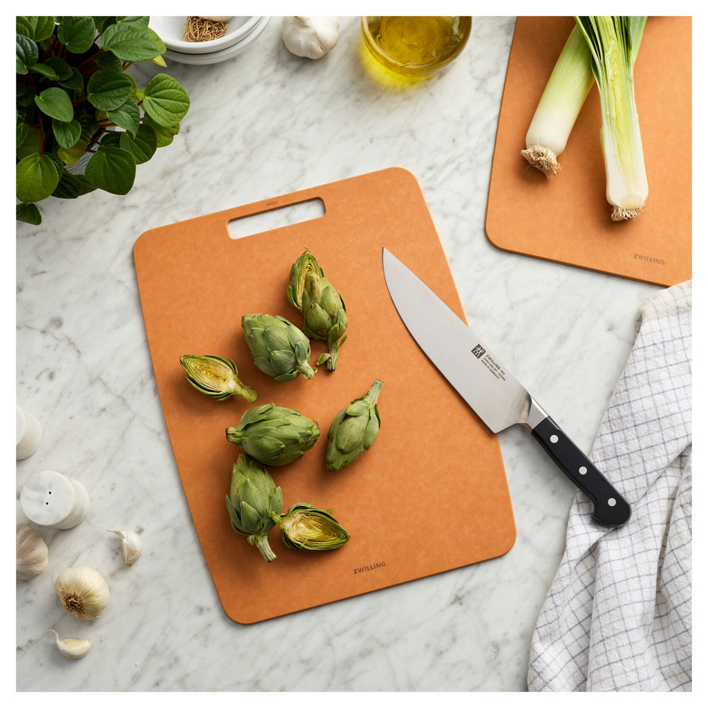 ZWILLING 8-inch x 6-inch Plant Fiber Cutting Board, Fiber Wood