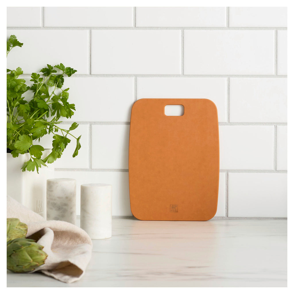 ZWILLING 8-inch x 6-inch Plant Fiber Cutting Board, Fiber Wood