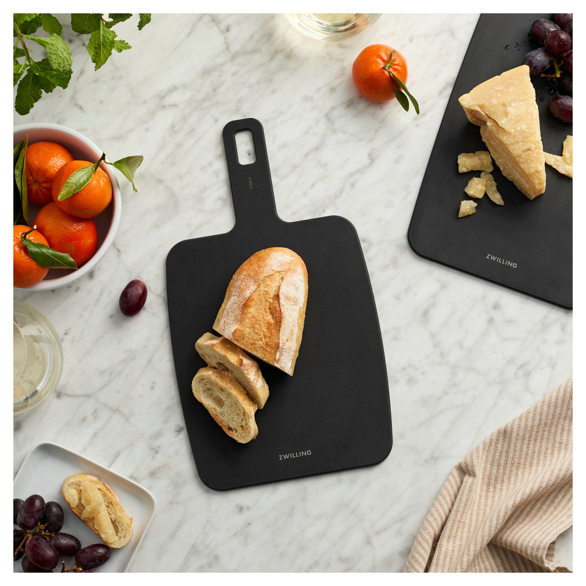 ZWILLING 13-inch x 7.5-inch Plant Fiber Cutting Board, Fiber Wood