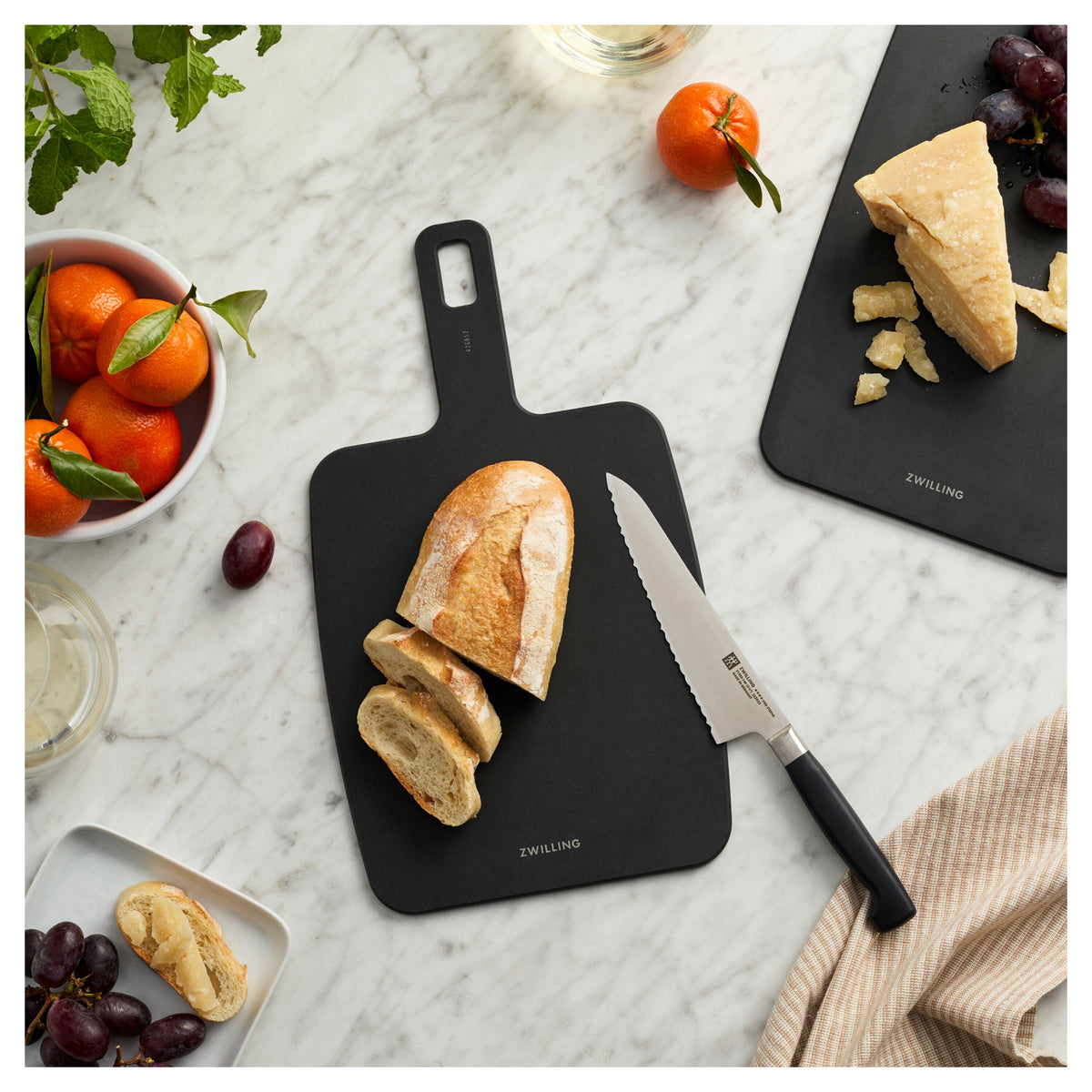 ZWILLING 13-inch x 7.5-inch Plant Fiber Cutting Board, Fiber Wood