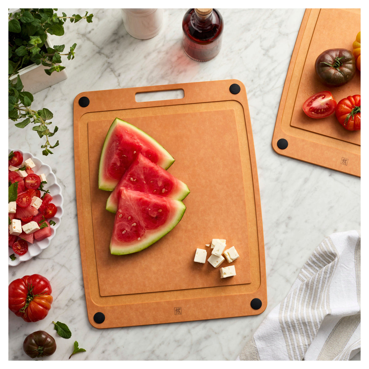 ZWILLING 17-inch x 13-inch Plant Fiber Cutting Board, Fiber Wood