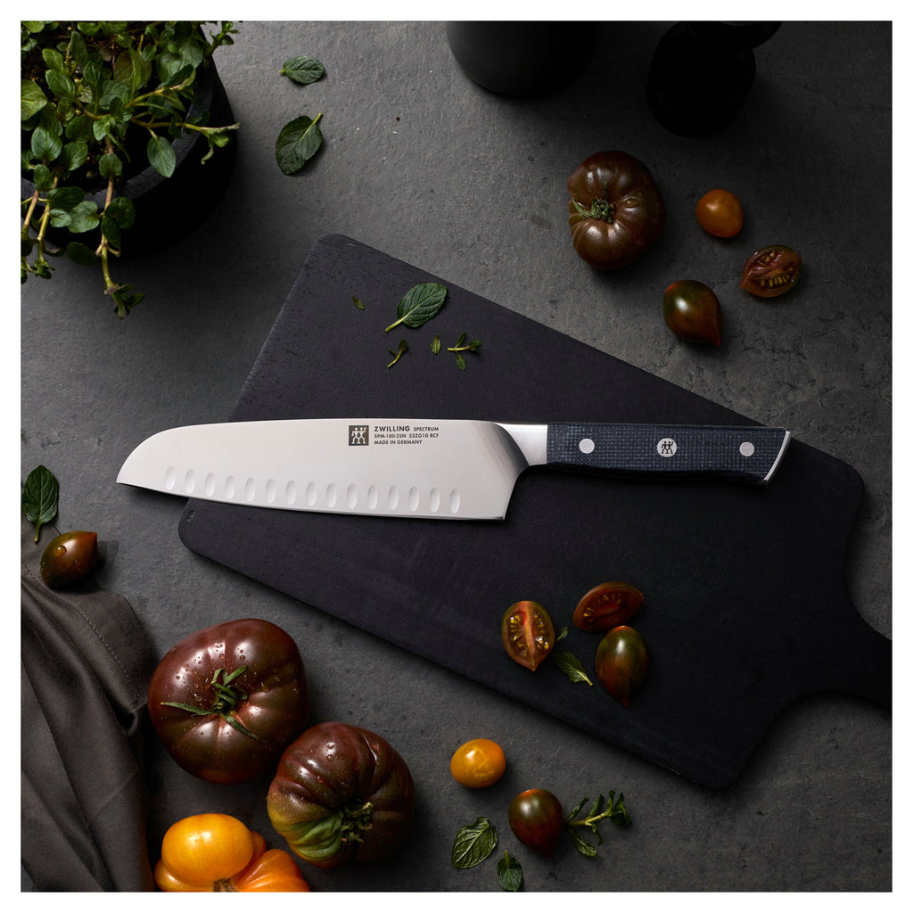 ZWILLING Spectrum 7-inch, Hollow Edge Santoku