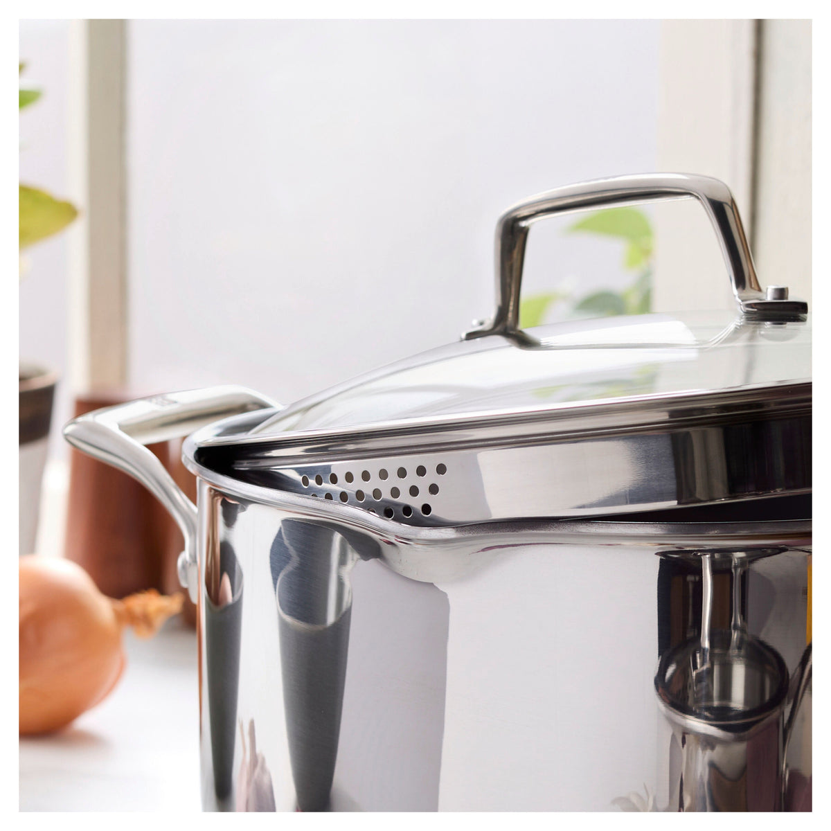 ZWILLING Energy Plus 10-pc, 18/10 Stainless Steel, Pots And Pans Set Ceramic Coating
