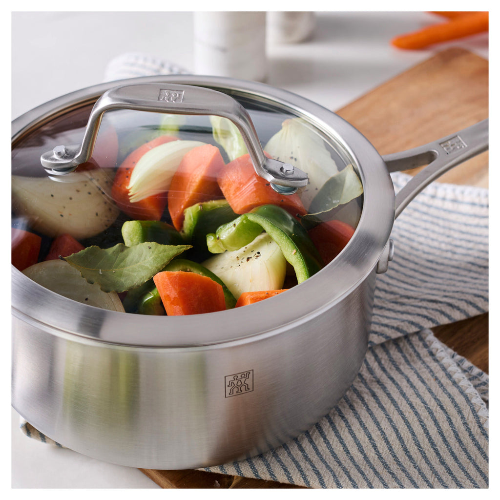 ZWILLING Spirit 3-Ply 1 qt, Stainless Steel, Sauce Pan