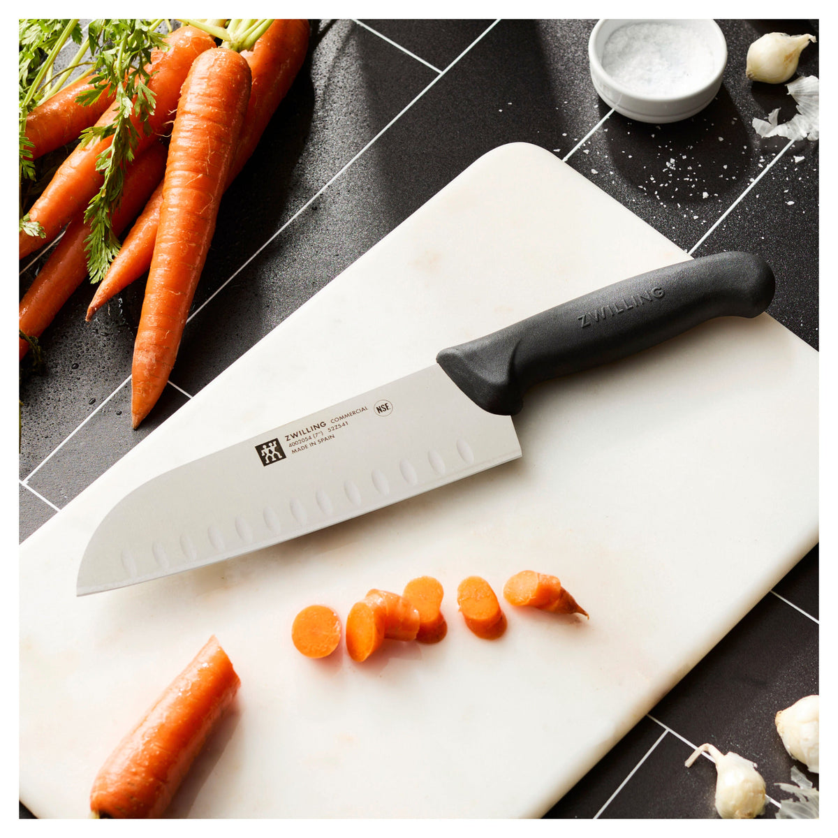 ZWILLING Commercial 7-inch, Fine Edge Santoku
