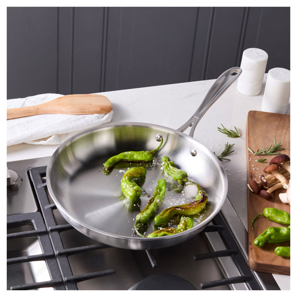 ZWILLING Spirit 3-Ply 10-inch, 18/10 Stainless Steel, Frying Pan