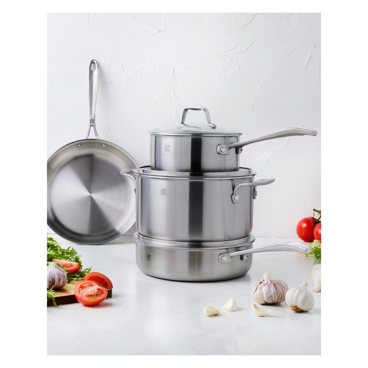 ZWILLING Spirit 3-Ply 7-pc, Stainless Steel, Cookware Set