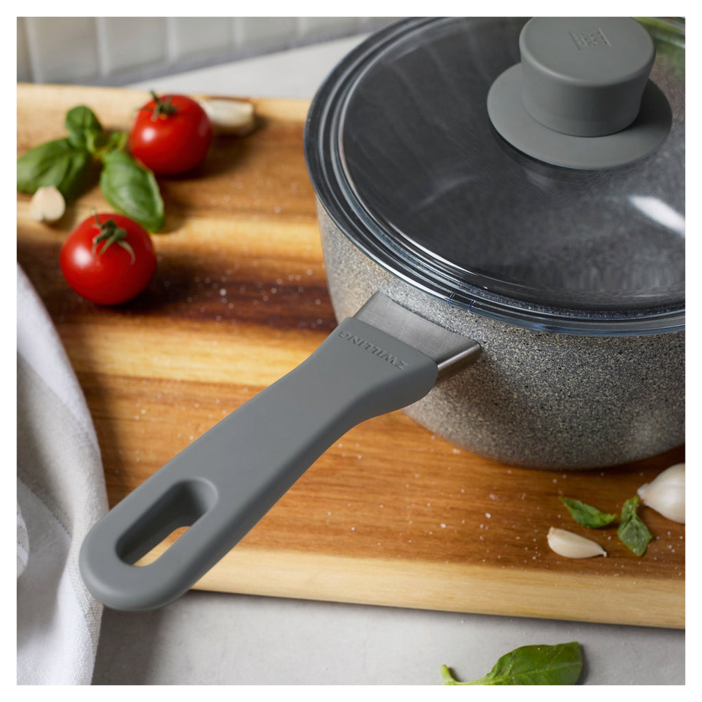 ZWILLING Parma Plus Ceramic 2.9 qt, Aluminum, Ceramic Nonstick Saucepan With Lid Ceramic Coating