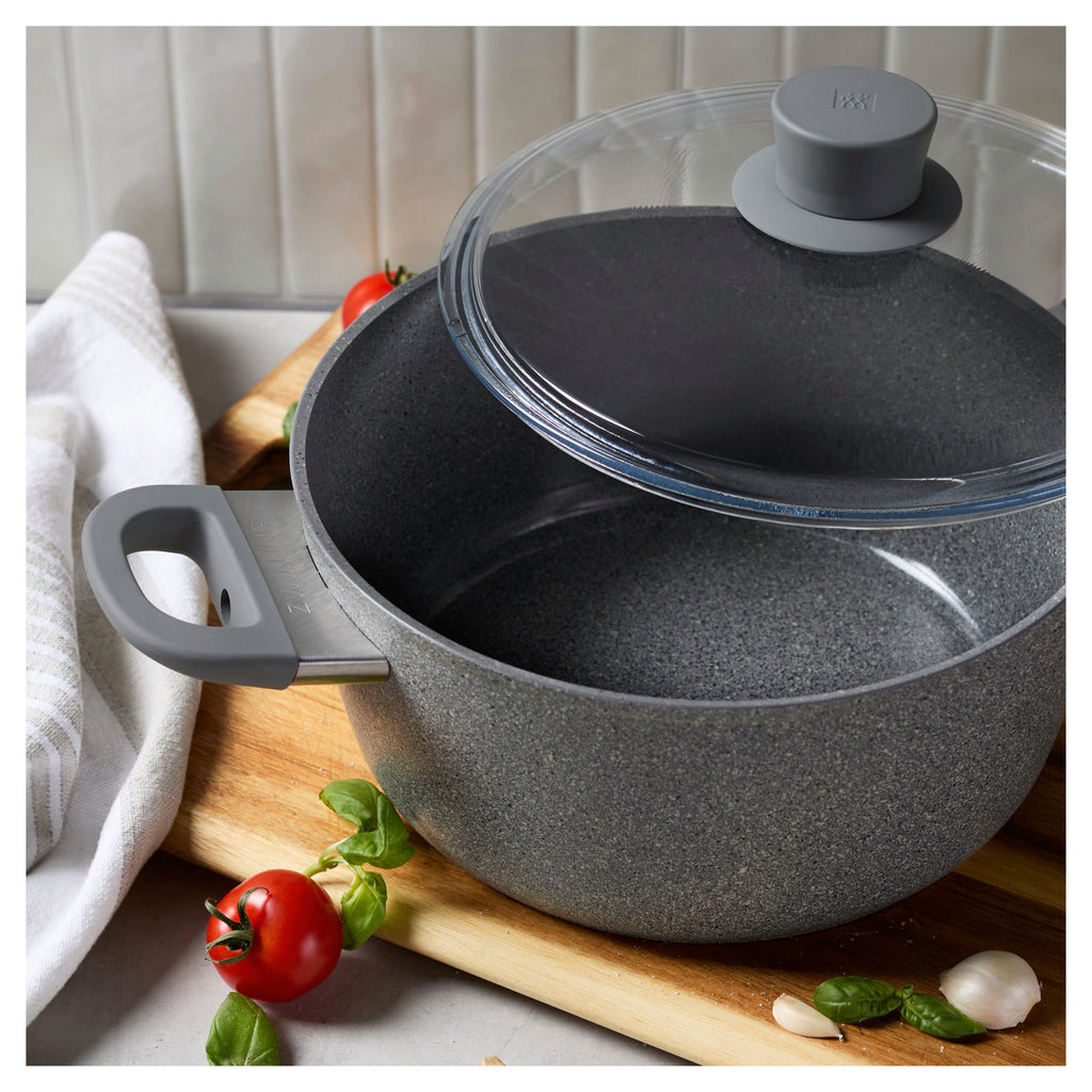 ZWILLING Parma Plus Ceramic 4.8 qt, Aluminum, Ceramic Nonstick Dutch Oven With Lid Ceramic Coating