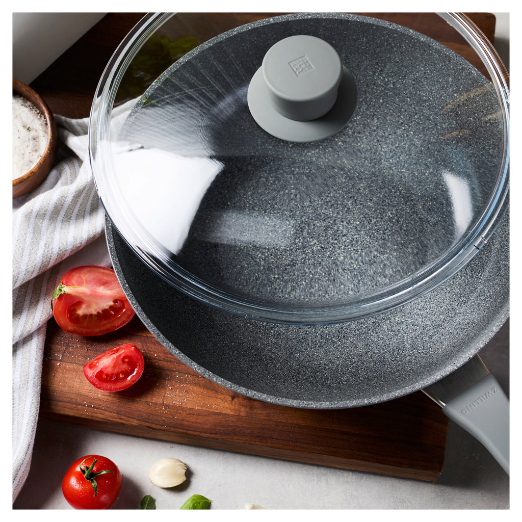 ZWILLING Parma Plus Ceramic 11-inch, Aluminum, Ceramic Nonstick Wok With Lid Ceramic Coating