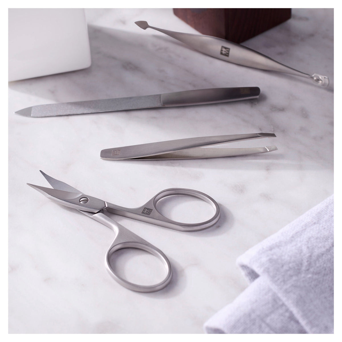ZWILLING PREMIUM 6-pc Manicure Station, 18/10 Stainless Steel
